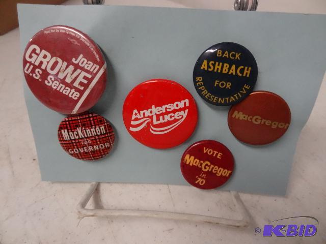 lot 203 image: Collector pins...