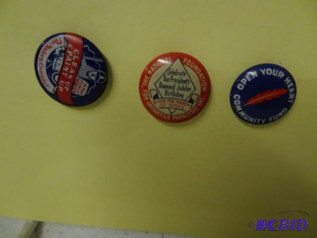 lot 204 image: Collector pins...
