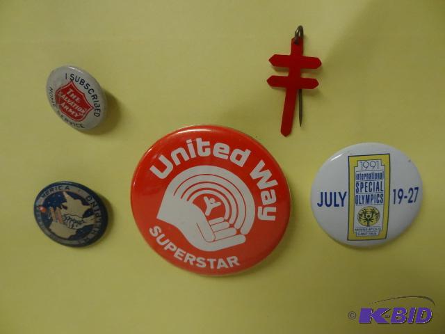 lot 208 image: Collector pins...
