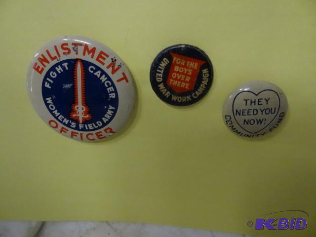 lot 210 image: Collector pins...