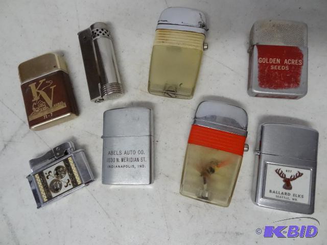 lot 218 image: Vintage lighters...