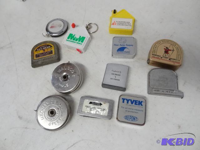 lot 222 image: Tape measurer. Advertising...