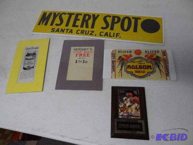 lot 26 image: Misc advertising. Stephen Marburg Card...