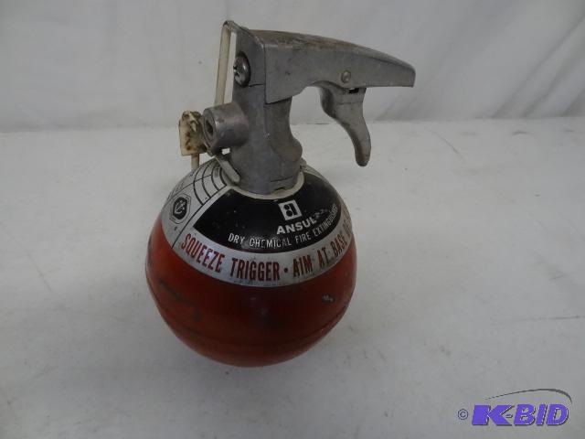 lot 60 image: Ansul dry chemical fire extinguisher....
