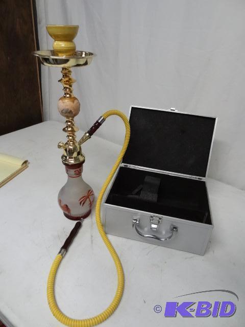 lot 86 image: Hookah with case...