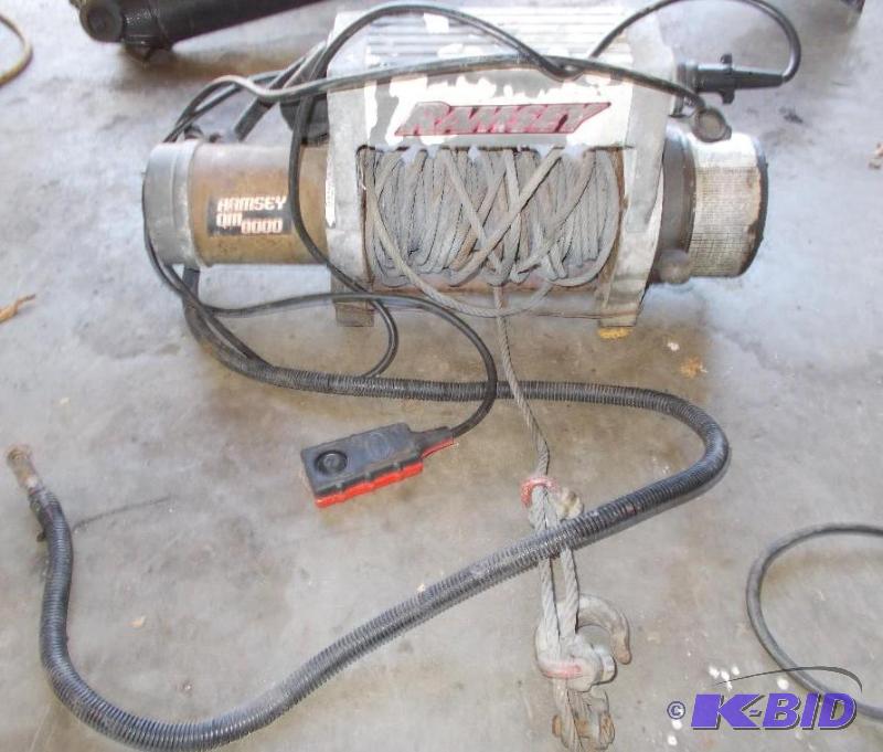 lot 31 image: Ramsey Model 8000 Electric Winch Working Cond...