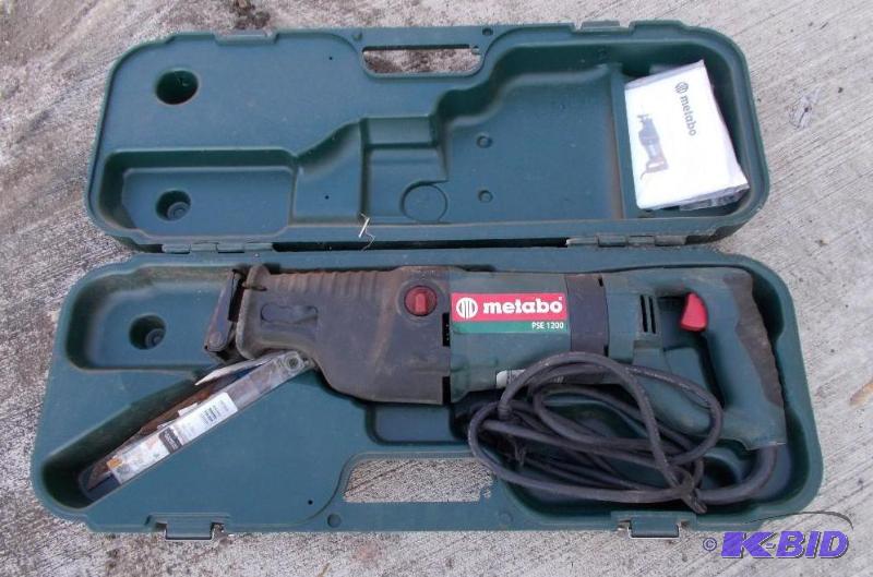lot 34 image: Metabo Brand Model PSE1200 Power Reciprocatin...