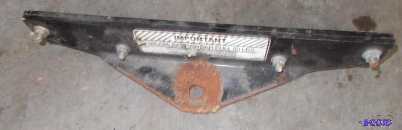 lot 42 image: Lawn Mower Rear Mount Draw Bar Hitch In Good ...