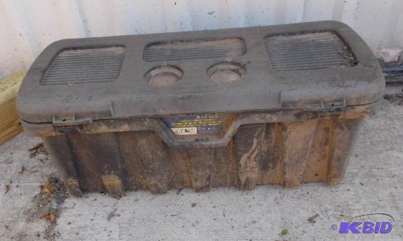lot 43 image: Contico Brand Plastic Tool Box In Used Condit...