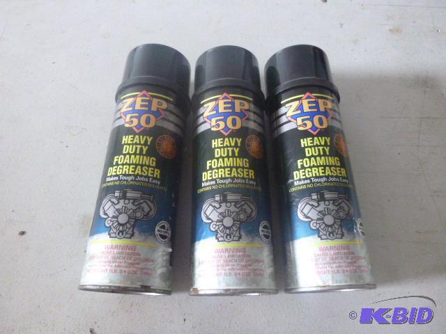 lot 126 image: 2 Cans of Unused Zep 50 Heavy Duty Foaming De...