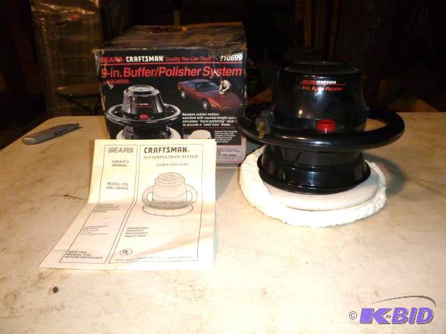 lot 13 image: Craftsman 9" BufferPolisher System Mode...