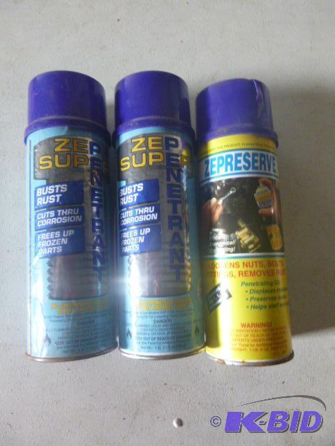 lot 194 image: 3 Case of Unused Zep PenetratingOil 1 lb. 2 o...