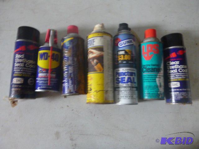 lot 206 image: Miscellaneous Garage Sprays...