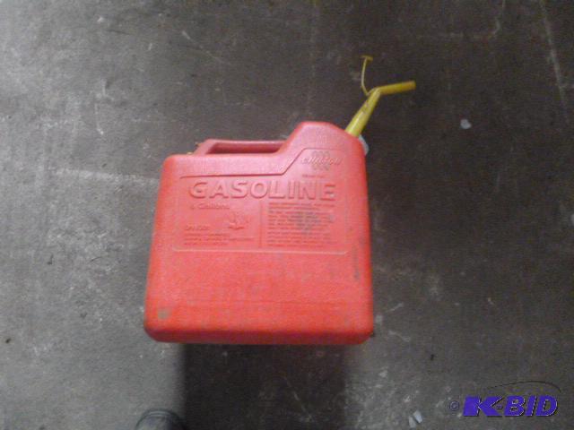 lot 207 image: 6 Gallon Gas Can...