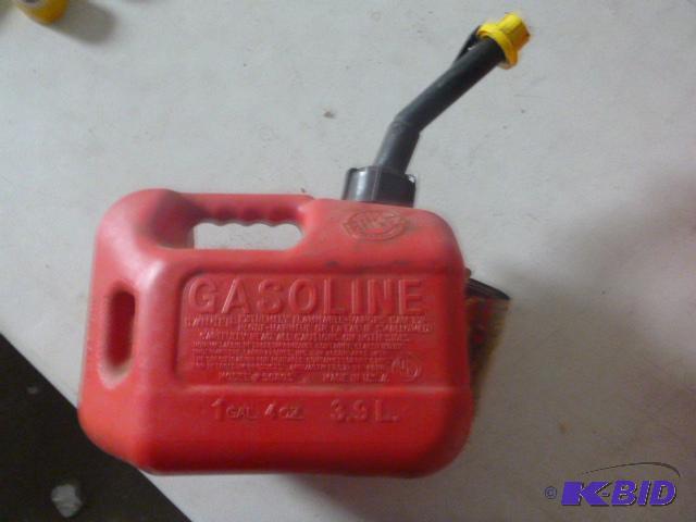 lot 209 image: 1 Gallon Gas Can...