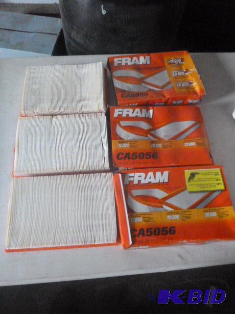 lot 215 image: 3 Fram Air Filters CA5056...