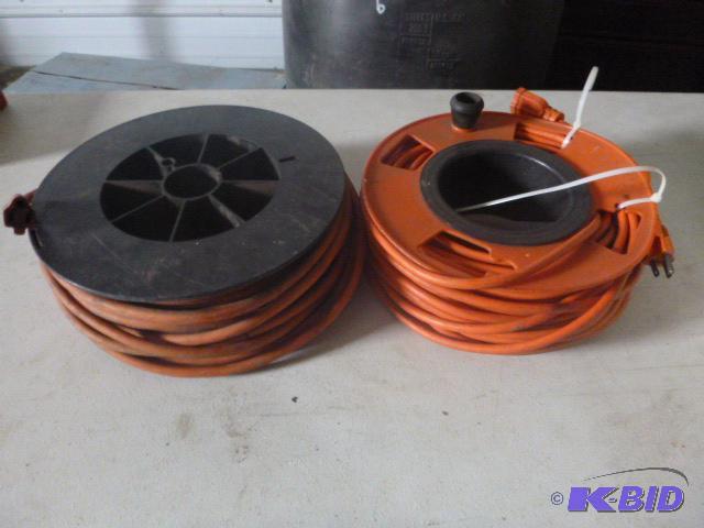 lot 218 image: 2 Extension Cords on Reels...