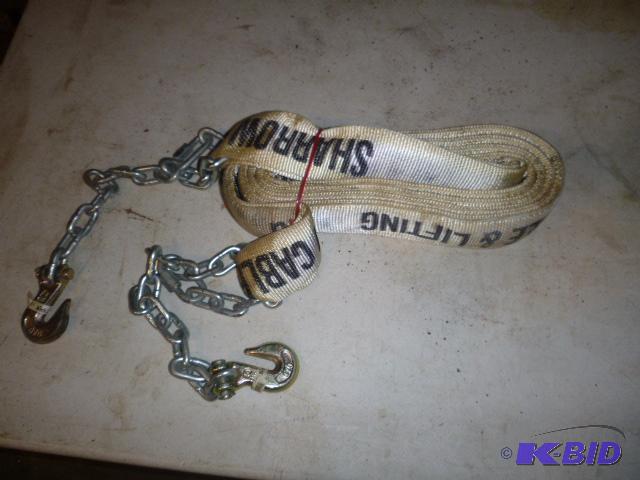 lot 24 image: Sharrow Lifting Strap 2 ply nylon, 3" X ...