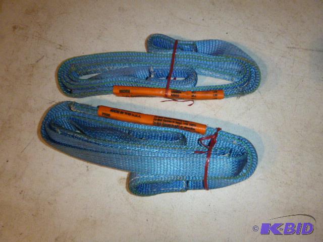 lot 44 image: 2 Sharrow&nbsp1" X 6 Nylon Lifting Str...