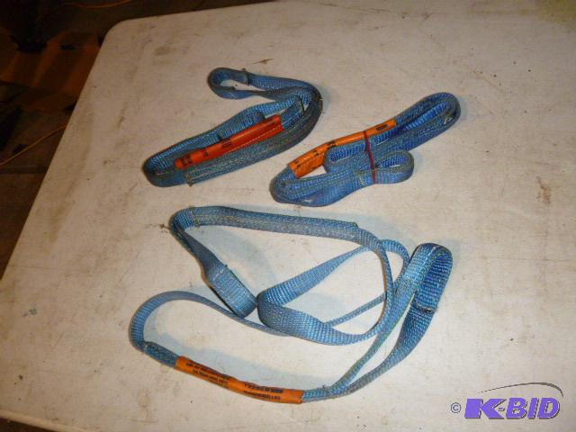 lot 46 image: 3&nbspSharrow 1" X 6 Nylon Lifting Str...