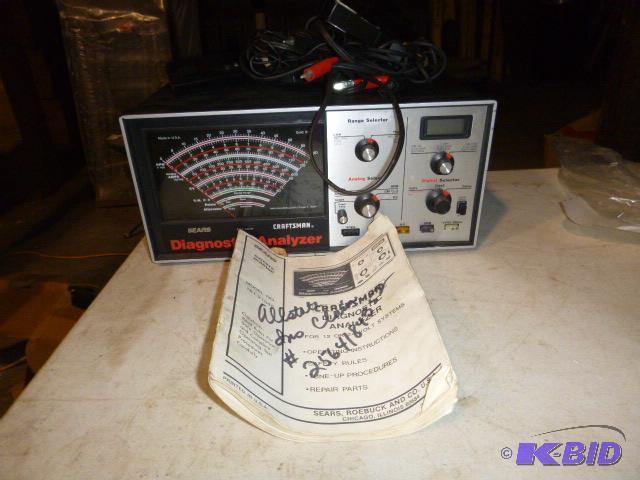 lot 50 image: Craftsman Diagnostic Analyzer Model #161.2104...
