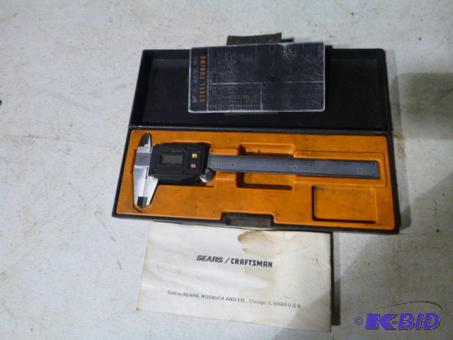 lot 59 image: Craftsman Digital Caliper with Case...