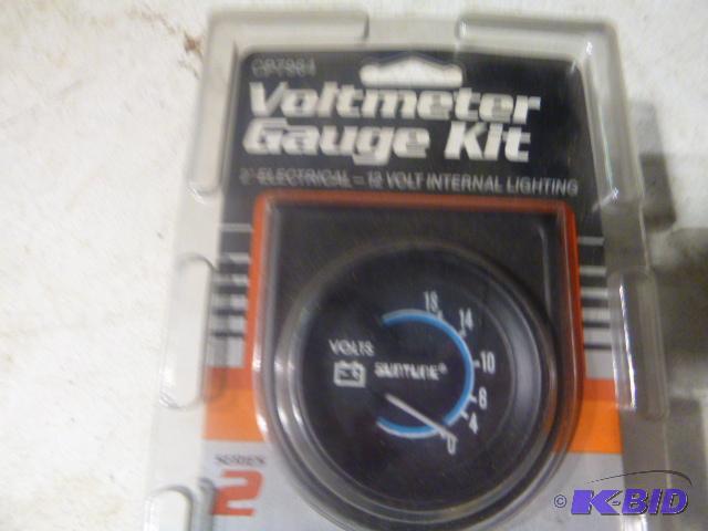 lot 69 image: Suntune Voltmeter Gauge Kit 2" electrica...