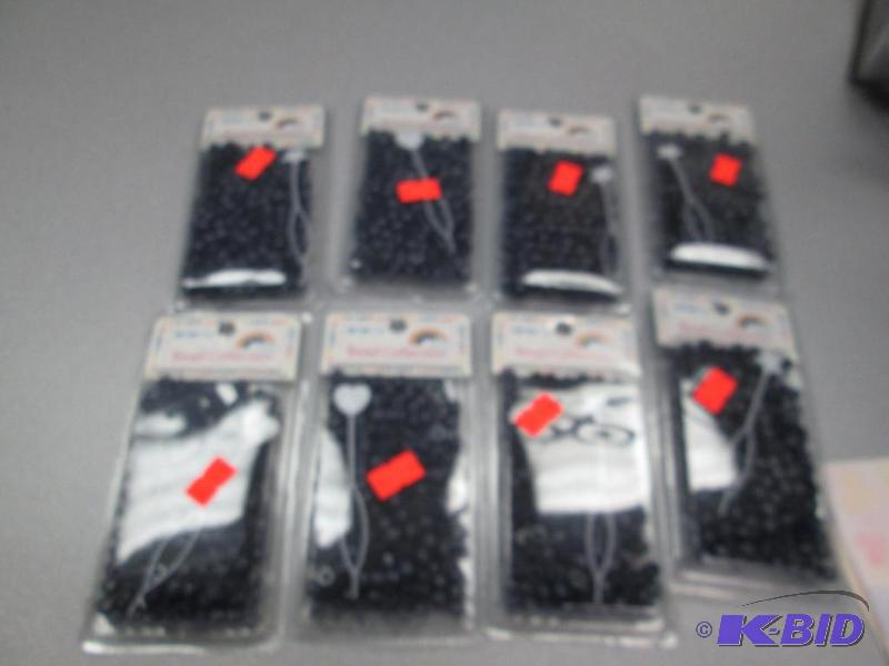 Qty 8 Navy bead collection...