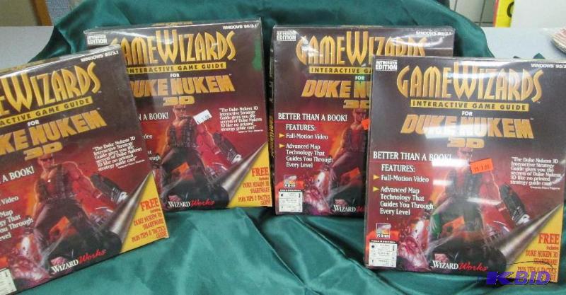 Qty 4 Game Wizards interactive game guide for...