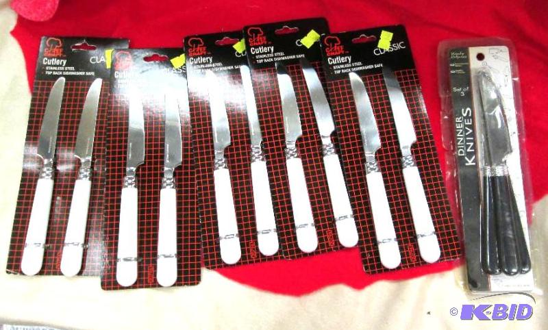 Qty 7 pkg of knives...