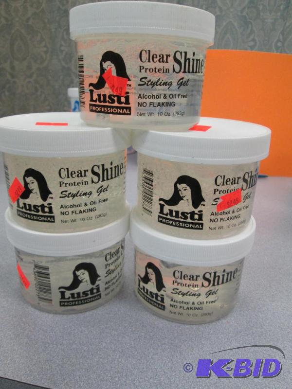 Qty 5 Lusti clear protein shine styling gel...