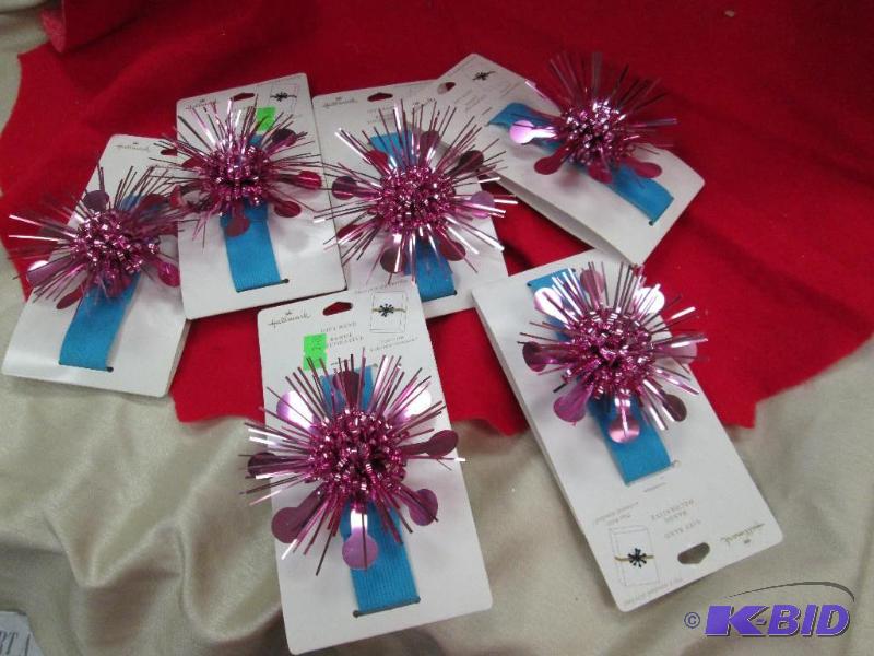 Qty 6 Gift Band Bande decorative...