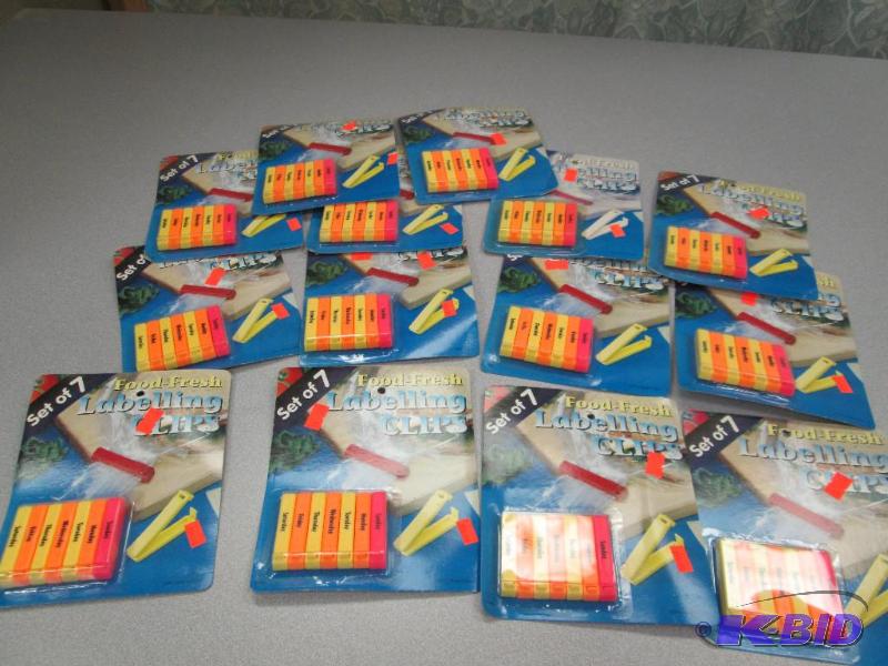 Qty 14 Food fresh labeling clip...