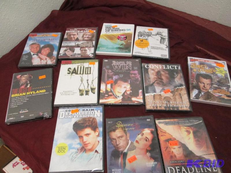 Qty 12 The Best of Brain Hyland, Saw 3, The D...