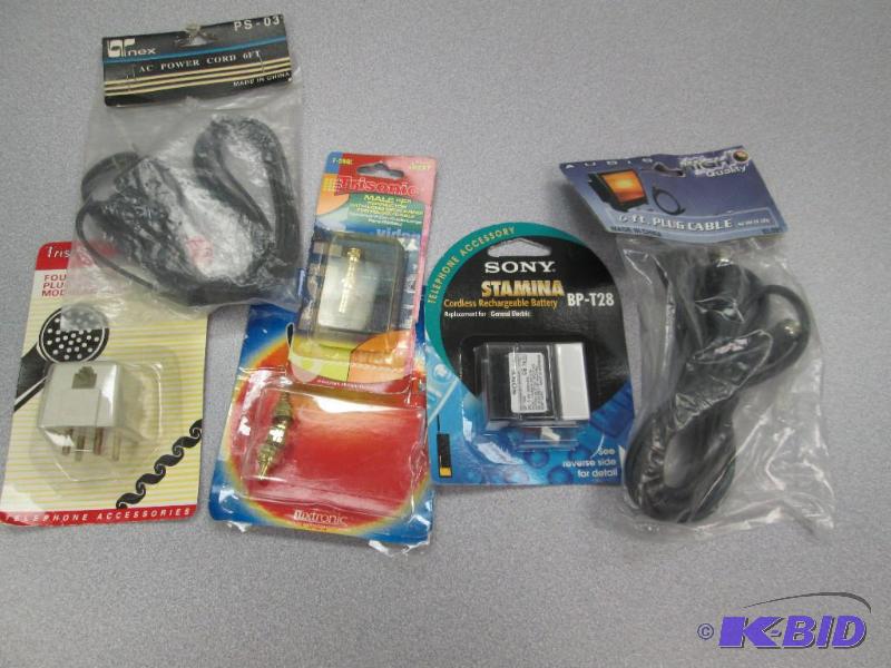 Qty 6 Telephone accessory Sony stamina cordle...