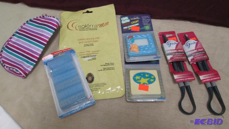Qty 8 2- Goody Ceramic heat, goody hair rolle...