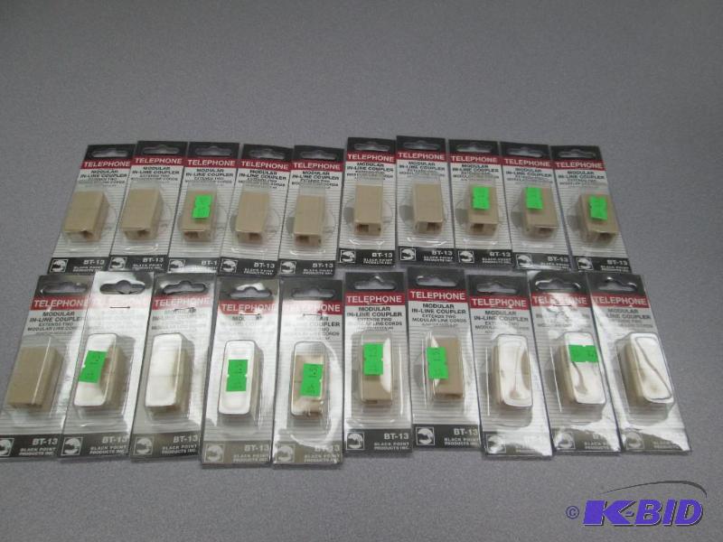 Qty 20 Telephone modular in-line coupler BT-1...