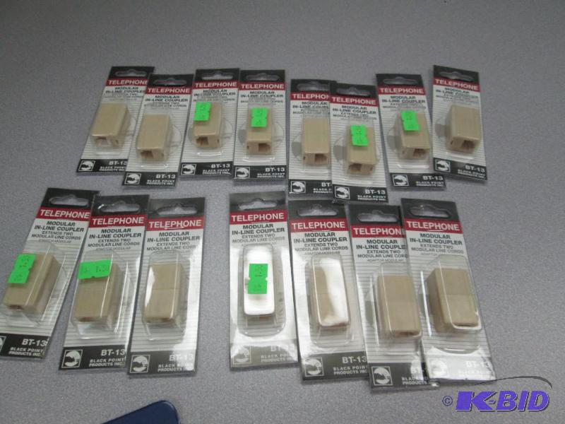 Qty 15 Telephone modular in-line coupler BT-1...