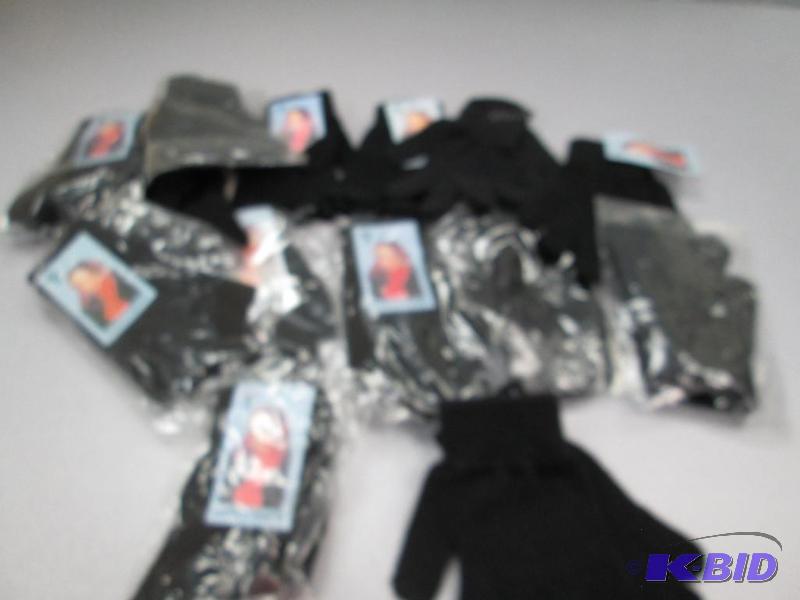 Qty 14 Light black Winter gloves...