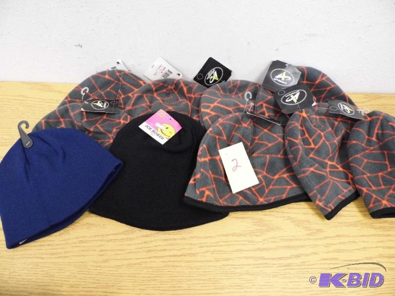 Assorted hats, gloves and scarves