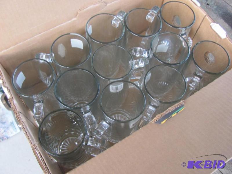 Box of Handled Beer Steins