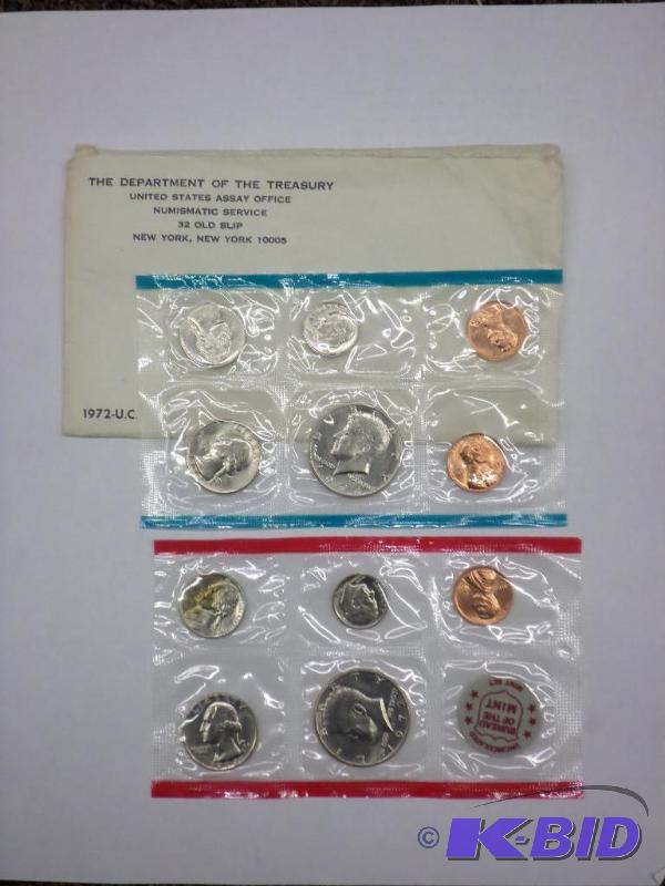 1972 P-D-S Unc. Mint Set $1.83 face value...