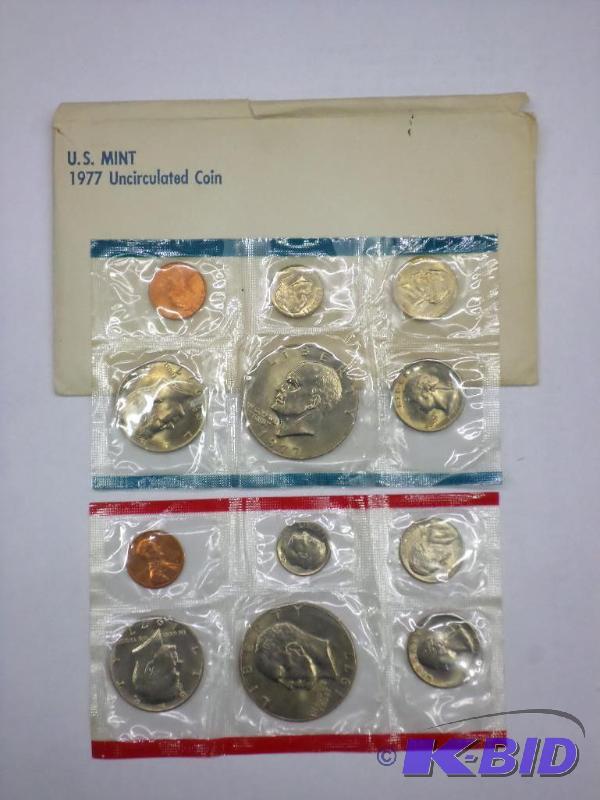1977 P-D Unc. Mint Set $3.82 face value...