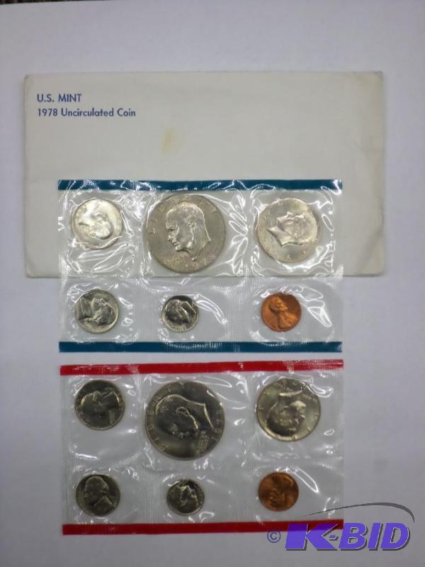 1978 P-D Unc. Mint Set $3.82 face value...