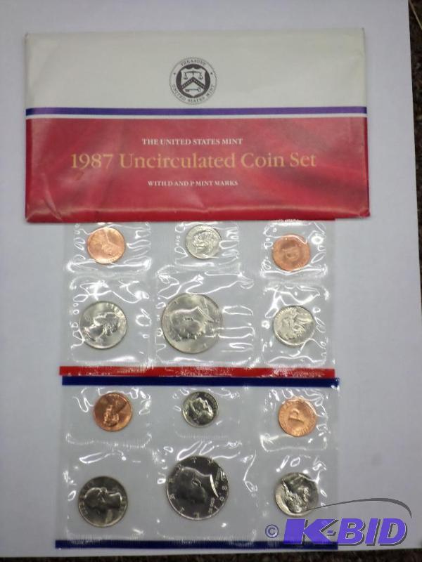 1987 P-D Unc. Mint Set $1.82 face value...