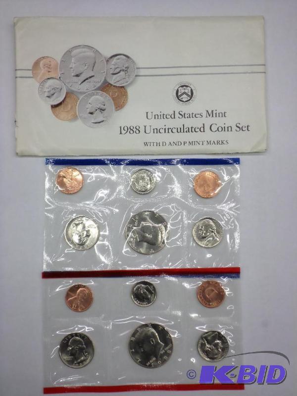 1988 P-D Unc. Mint Set $1.82 face value...