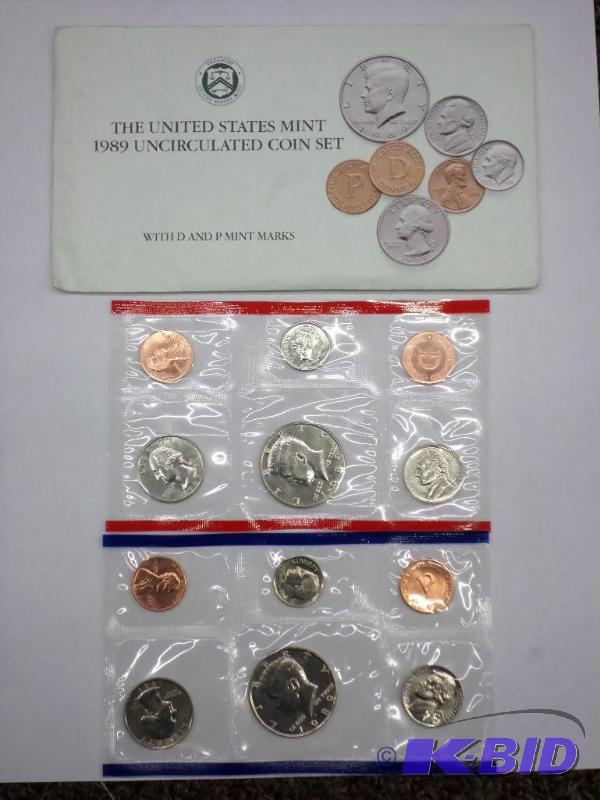 1989 P-D Unc. Mint Set $1.82 face value...
