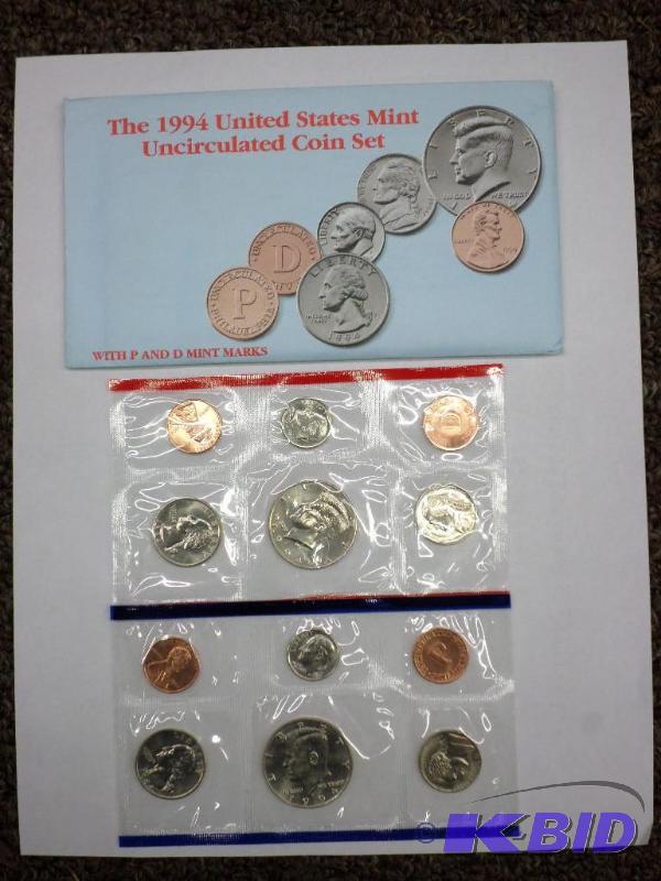 1994 P-D Unc. Mint Set $1.82 face value...