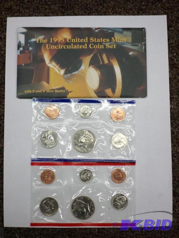 1995 P-D Unc. Mint Set $1.82 face value...