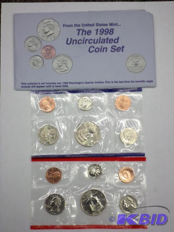 1998 P-D Unc. Mint Set $1.82 face value...
